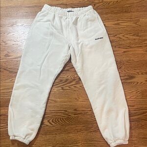 Madhappy Cream/Off-White Jogger Sweatpants
